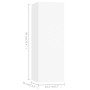 Set de muebles de salón TV 5 piezas madera de ingeniería blanco de vidaXL, Muebles TV - Ref: Foro24-3078655, Precio: 213,01 €...