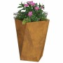 Jardinera Oxidado 50 x 50 x 75 cm Acero autopatinable en Macetas y jardineras | Comprar online en Foru.es