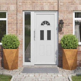 Jardinera 2 pcs Oxidado 50 x 50 x 75 cm Acero autopatinable en Macetas y jardineras | Comprar online en Foru.es