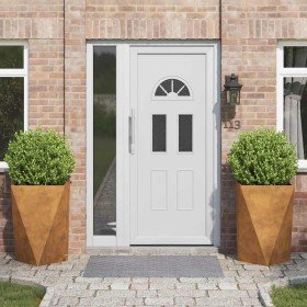 Jardinera 2 pcs Oxidado 50 x 50 x 75 cm Acero autopatinable en Macetas y jardineras | Comprar online en Foru.es