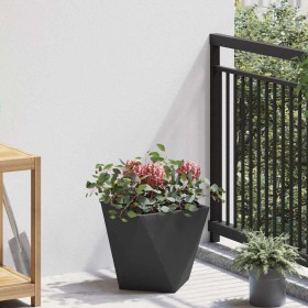 Jardinera Negro 30 x 30 x 30 cm Acero en Macetas y jardineras | Comprar online en Foru.es