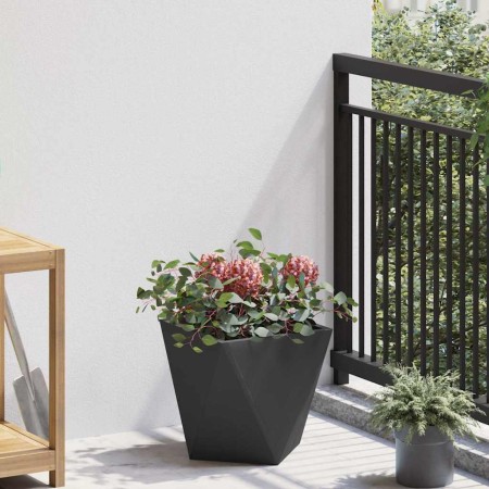 Jardinera Negro 30 x 30 x 30 cm Acero en Macetas y jardineras | Comprar online en Foru.es