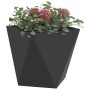 Jardinera Negro 30 x 30 x 30 cm Acero en Macetas y jardineras | Comprar online en Foru.es