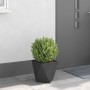 Jardinera Negro 30 x 30 x 30 cm Acero en Macetas y jardineras | Comprar online en Foru.es
