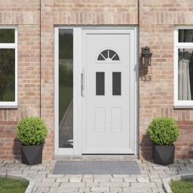 Jardinera 2 pcs Negro 30 x 30 x 30 cm Acero en Macetas y jardineras | Comprar online en Foru.es