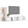 Set de muebles de salón TV 3 piezas madera de ingeniería blanco de vidaXL, Muebles TV - Ref: Foro24-3078675, Precio: 161,21 €...