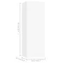 Juego de mueble para TV de 6 piezas aglomerado blanco de vidaXL, Muebles TV - Ref: Foro24-3078680, Precio: 275,18 €, Descuent...