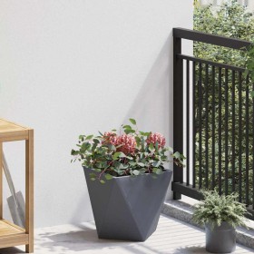 Jardinera Antracita 30 x 30 x 30 cm Acero en Macetas y jardineras | Comprar online en Foru.es