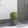Jardinera Antracita 30 x 30 x 30 cm Acero en Macetas y jardineras | Comprar online en Foru.es