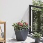 Jardinera 2 pcs Antracita 30 x 30 x 30 cm Acero en Macetas y jardineras | Comprar online en Foru.es