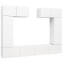 Set de muebles de salón TV 6 piezas madera de ingeniería blanco de vidaXL, Muebles TV - Ref: Foro24-3078699, Precio: 297,04 €...