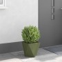 Jardinera Verde Oliva 30 x 30 x 30 cm Acero en Macetas y jardineras | Comprar online en Foru.es