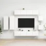 Set de mueble para TV de 8 piezas madera de ingeniería blanco de vidaXL, Muebles TV - Ref: Foro24-3078705, Precio: 320,99 €, ...
