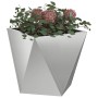 Jardinera Plateado 30 x 30 x 30 cm Acero Galvanizado en Macetas y jardineras | Comprar online en Foru.es