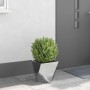 Jardinera Plateado 30 x 30 x 30 cm Acero Galvanizado en Macetas y jardineras | Comprar online en Foru.es