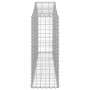 Cestas de gaviones 50 uds forma de arco hierro 200x30x80/100 cm de vidaXL, Maceteros y jardineras - Ref: Foro24-3145428, Prec...