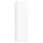 Set de muebles de salón TV 4 piezas madera de ingeniería blanco de vidaXL, Muebles TV - Ref: Foro24-3078733, Precio: 207,65 €...