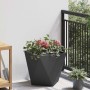 Jardinera Negro 40 x 40 x 40 cm Acero en Macetas y jardineras | Comprar online en Foru.es