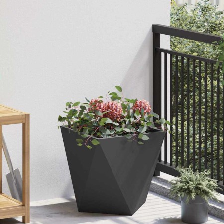 Jardinera Negro 40 x 40 x 40 cm Acero en Macetas y jardineras | Comprar online en Foru.es