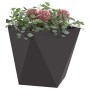 Jardinera Negro 40 x 40 x 40 cm Acero en Macetas y jardineras | Comprar online en Foru.es