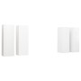 Muebles de salón 4 uds madera ingeniería blanco 30,5x30x90 cm de vidaXL, Muebles TV - Ref: Foro24-3078741, Precio: 186,99 €, ...