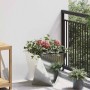 Jardinera Plateado 40 x 40 x 40 cm Acero Galvanizado en Macetas y jardineras | Comprar online en Foru.es