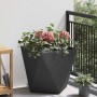 Jardinera Negro 50 x 50 x 50 cm Acero en Macetas y jardineras | Comprar online en Foru.es