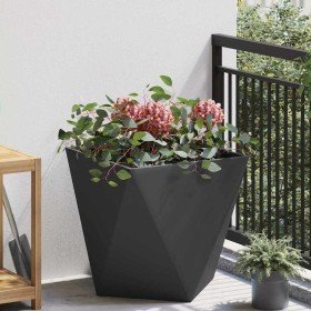 Jardinera Negro 50 x 50 x 50 cm Acero en Macetas y jardineras | Comprar online en Foru.es