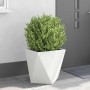 Jardinera 2 pcs 50 x 50 x 50 cm Acero en Macetas y jardineras | Comprar online en Foru.es