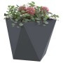 Jardinera 2 pcs Antracita 50 x 50 x 50 cm Acero en Macetas y jardineras | Comprar online en Foru.es