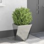 Jardinera 2 pcs Plateado 50 x 50 x 50 cm Acero Galvanizado en Macetas y jardineras | Comprar online en Foru.es