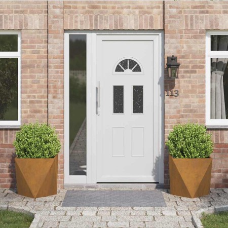 Jardinera 2 pcs Oxidado 50 x 50 x 50 cm Acero autopatinable en Macetas y jardineras | Comprar online en Foru.es