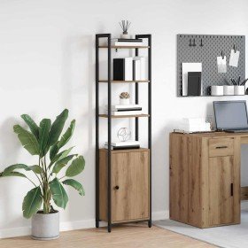 Estantería para libros Roble artesanal 40 x 24 x 161 cm en Librerías y estanterías | Comprar online en Foru.es