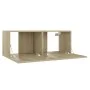 Set de muebles salón TV 3 pzas madera ingeniería roble Sonoma de vidaXL, Muebles TV - Ref: Foro24-3078969, Precio: 107,67 €, ...