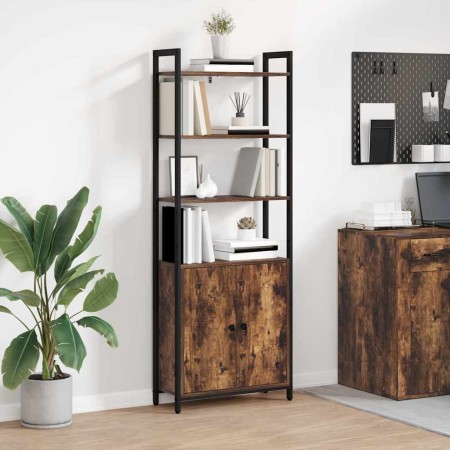 Estantería para libros Roble ahumado 60 x 24 x 161 cm en Librerías y estanterías | Comprar online en Foru.es