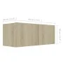 Set de muebles salón TV 3 pzas madera ingeniería roble Sonoma de vidaXL, Muebles TV - Ref: Foro24-3078969, Precio: 107,67 €, ...