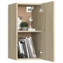 Juego de muebles de salón 7 piezas roble Sonoma de vidaXL, Muebles TV - Ref: Foro24-3078987, Precio: 258,35 €, Descuento: %