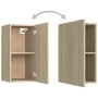 Juego de muebles de salón 7 piezas roble Sonoma de vidaXL, Muebles TV - Ref: Foro24-3078987, Precio: 258,35 €, Descuento: %