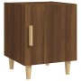 Mesitas de noche 2 uds madera contrachapada color roble marrón de vidaXL, Mesitas de noche - Ref: Foro24-817314, Precio: 46,4...