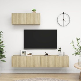 Juego de muebles de salón 2 piezas roble Sonoma de vidaXL, Muebles TV - Ref: Foro24-3079016, Precio: 126,52 €, Descuento: %
