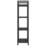Estante de libros Roble Negro 56 x 34 x 133,5 cm en Librerías y estanterías | Comprar online en Foru.es