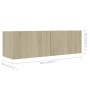 Juego de muebles de salón 7 piezas roble Sonoma de vidaXL, Muebles TV - Ref: Foro24-3079028, Precio: 245,07 €, Descuento: %