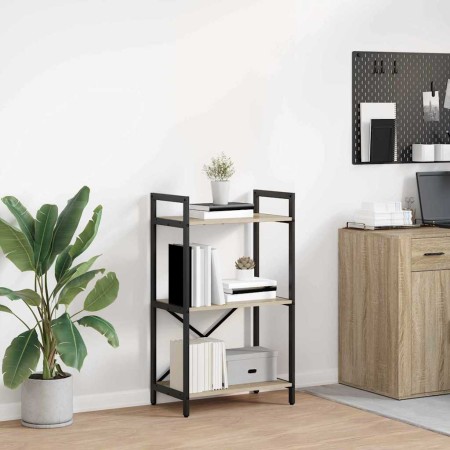 Estante de libros Roble Sonoma 56 x 34 x 96 cm en Librerías y estanterías | Comprar online en Foru.es