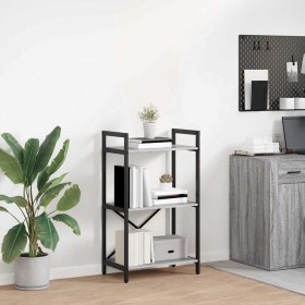 Estante de libros Gris Sonoma 56 x 34 x 96 cm en Librerías y estanterías | Comprar online en Foru.es