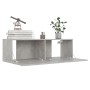 Juego de muebles de salón 4 piezas gris hormigón 100x30x30 cm de vidaXL, Muebles TV - Ref: Foro24-3079061, Precio: 191,19 €, ...