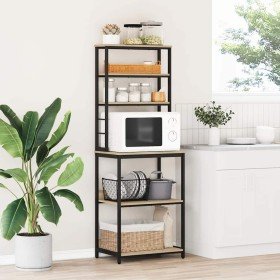 Estante de cocina Roble Sonoma 60 x 40 x 168 cm en Librerías y estanterías | Comprar online en Foru.es