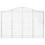 Cestas gaviones 12 uds forma de arco hierro 200x30x120/140 cm de vidaXL, Maceteros y jardineras - Ref: Foro24-3145461, Precio...