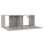 Set de muebles de salón 3 pzas madera ingeniería gris hormigón de vidaXL, Muebles TV - Ref: Foro24-3079074, Precio: 102,96 €,...