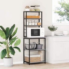 Estante de cocina Gris Sonoma 60 x 40 x 168 cm en Librerías y estanterías | Comprar online en Foru.es