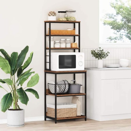 Estante de cocina Madera Vieja 60 x 40 x 168 cm en Librerías y estanterías | Comprar online en Foru.es